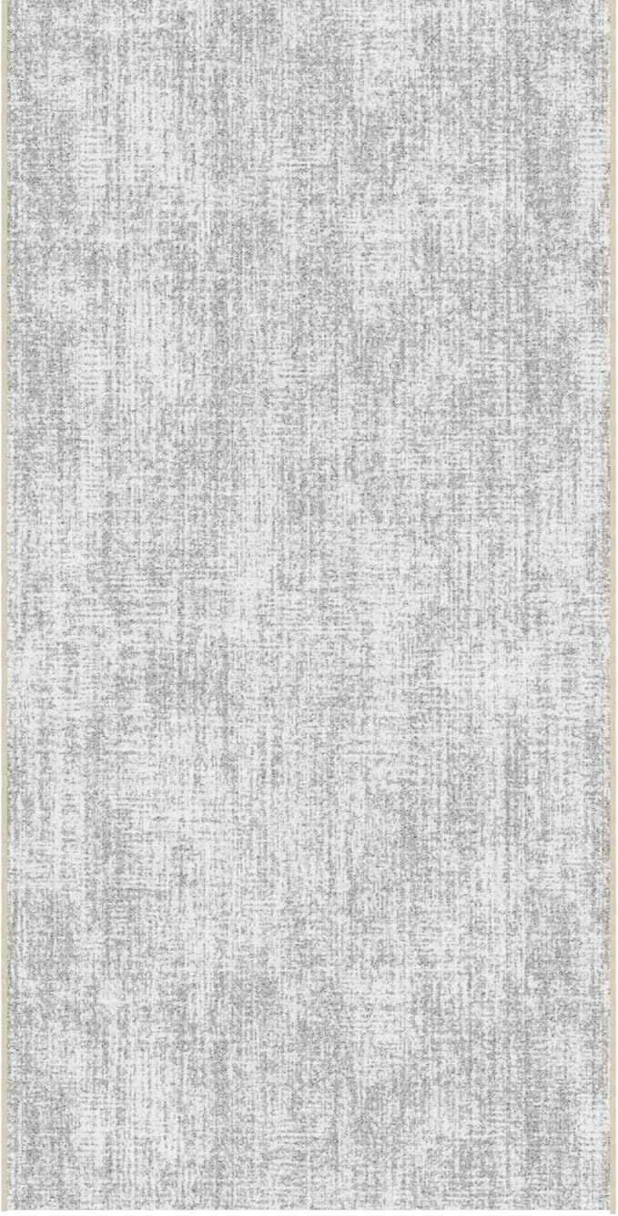 Ottomanson Aisle Runner Rug 2'7" x 48' – Soft Non-Slip Rug, Low Pile Carpet for Hallways, Events, Churches & Extra-Long Indoor Spaces, Solid Beige