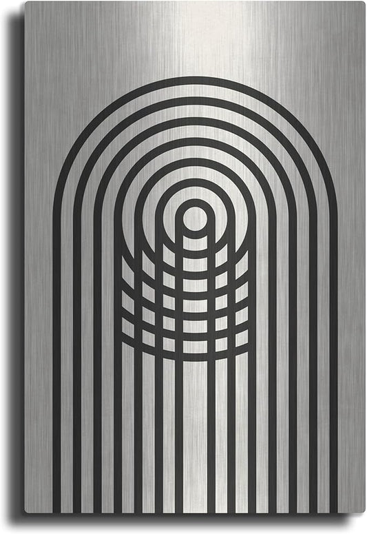 'Geometric Minimalist 4' by Gary Williams, Metal Wall Art, 24"x36"
