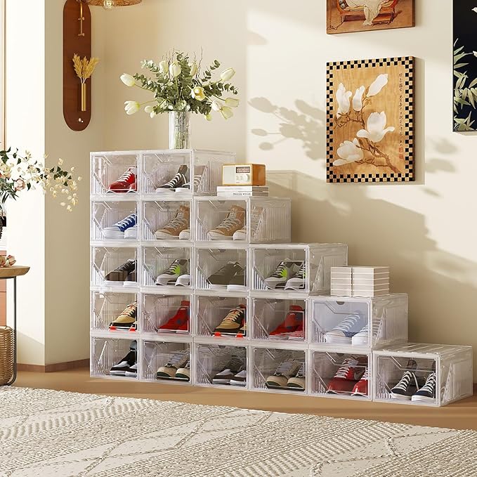 AWTATOS Shoe Storage Boxes