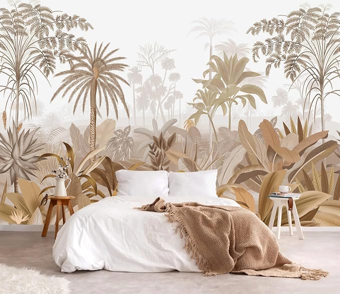 YQWDMX - Vintage Jungle Peel and Stick Wallpaper murals for Bedroom ZY18 M
