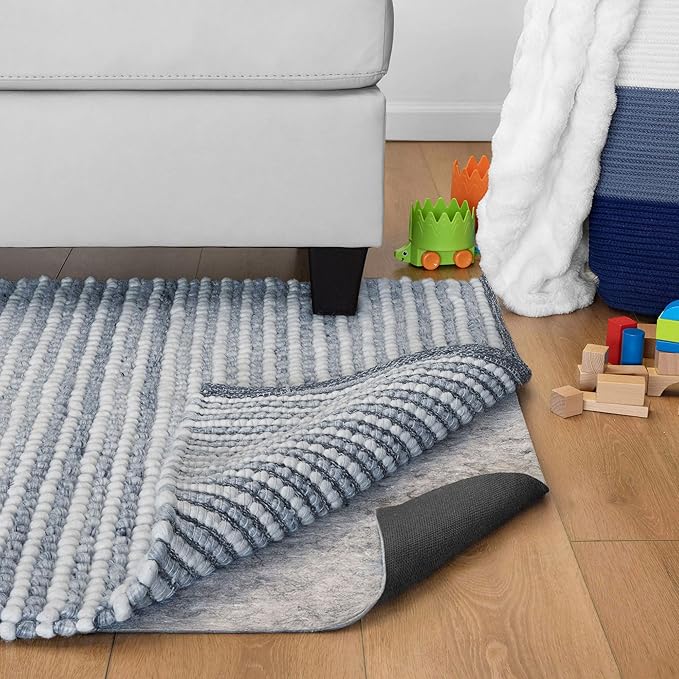 RUGPADUSA - Dual Surface - 1'10" x 7'10" - 1/8" Thick - Felt + Rubber - Non-Slip Backing Rug Pad - Adds Low-Profile Comfort and Protection