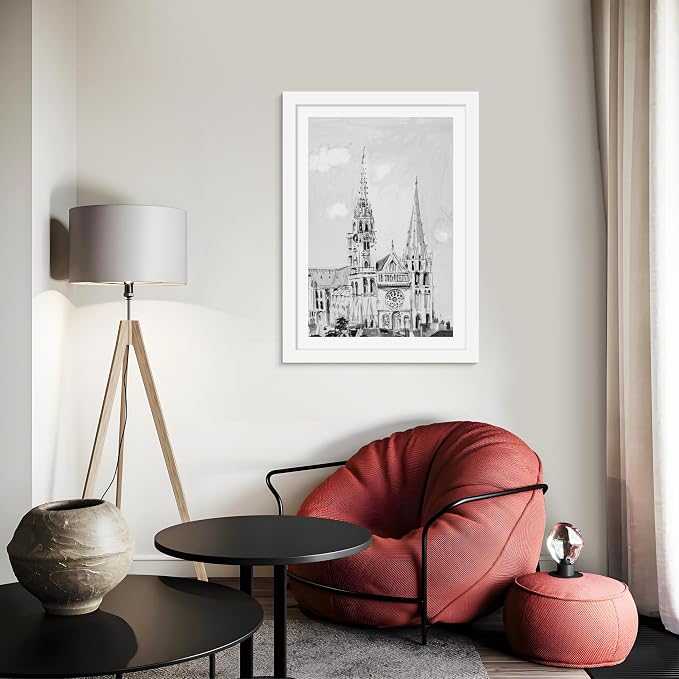 Picrit 19x27 Picture Frame 3 Pack, White Poster Frame, Display Poster 16 x 24 with Mat or 19 x 27 without Mat for Horizontal or Vertical Wall Mounting