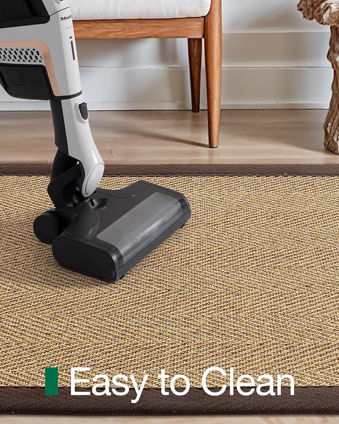 LUMI 2x7 Sisal Runner Rug Non Slip for Hallway, Natural Rustic Carpet No Shedding, Farmhouse Braided Area Mat Indoor High Traffic for Living Room, Entryway, Kitchen, Laundry