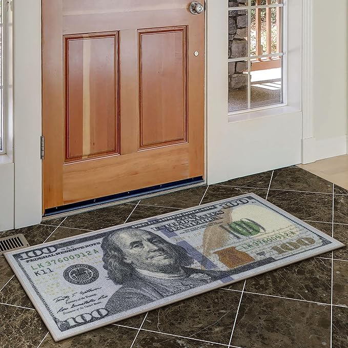 Ottomanson Rugs for Living Room, Bedroom - Non Slip Durable Large Floor Carpet for High Traffic Areas - Indoor Rug for Dining Room Kitchen Kids Playroom, 1'8" x 4'5" (Runner), New $100 Multicolor