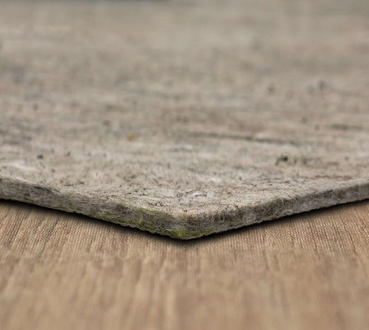 Mohawk Home Non Slip Rug Pad 7' x 9'- 1/4" Thick Felt + Latex Rubber Gripper - Dual Surface Cushion for Hardwood, Carpet, Tile Floors, Made in USA