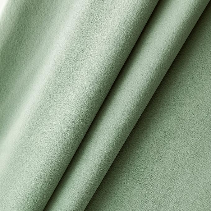 NiNi ALL Decorative Throw Pillow Covers Velvet 28x28 Inch Pack of 2 Sage Green Cushion Covers Soft for Couch Sofa Bedroom Living Room Outdoor