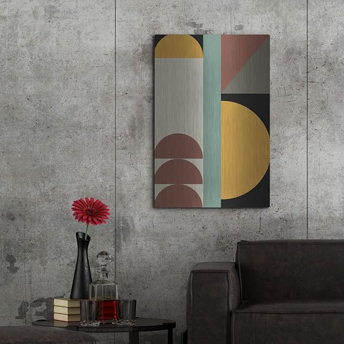 'Abstract Geometric 3' by Gary Williams, Metal Wall Art, 24"x36"