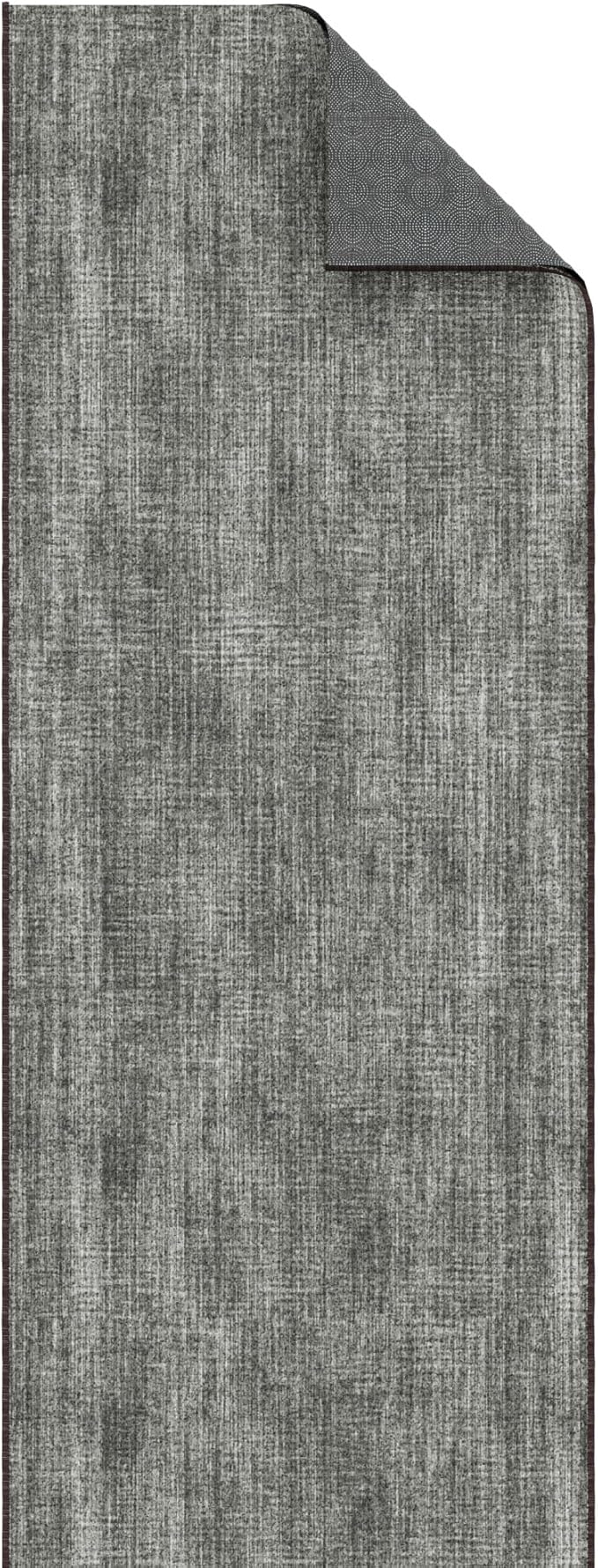 Ottomanson Hallway Runner Rug 2'7" x 14' – Soft Non-Slip Rug, Low Pile Carpet for Entryway, Kitchen & Long Hallways in Apartments and Homes, Solid Brown