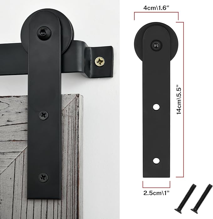 COGOOD Bathroom Mirrors for Over Sink - 26" X 17" Farmhouse Barn Door Wall Mirror for Bathroom, Living Room, Entryway Wall Decorative Grey