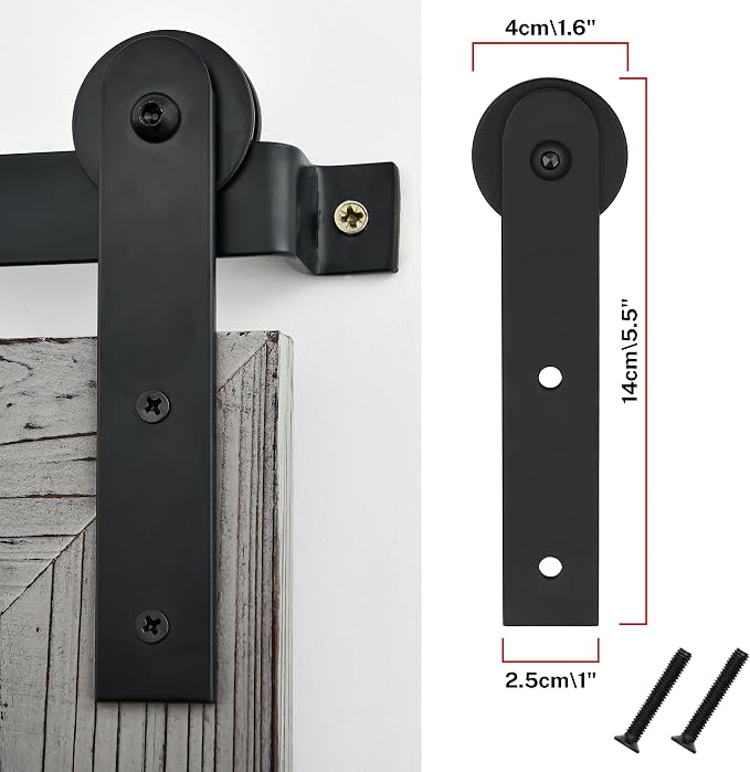 COGOOD Bathroom Mirrors for Over Sink - 41" x 30" Farmhouse Barn Door Mirror for Living Room, Entryway, Bedroom, Vanity Wall Decor Grey