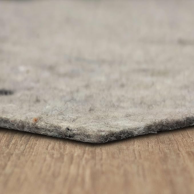 Mohawk Home Felt Rug Pad 7' x 9' - 1/4 Inch Thick Cushion for Area Rugs, Protective Underlay for Hardwood Floors, Comfort and Insulation – Felt Only Pad