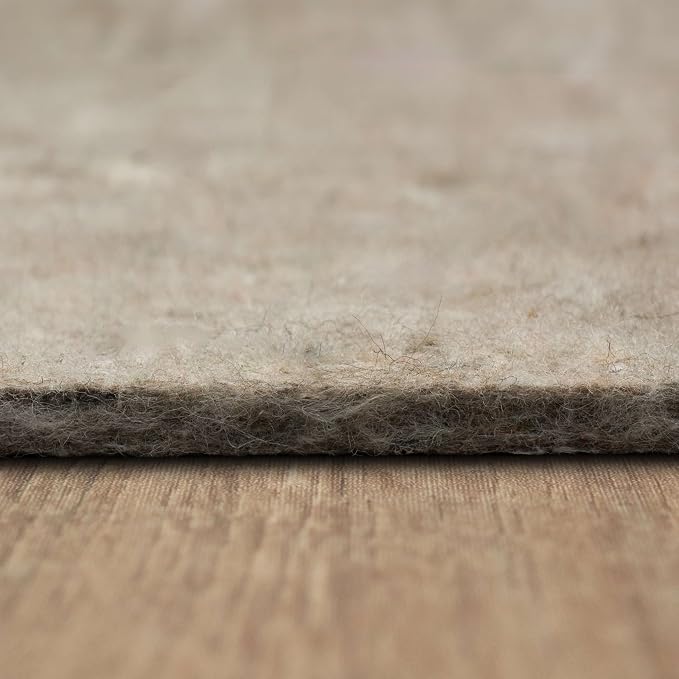 Mohawk Home Felt Rug Pad 8' x 11' - 1/2 Inch Thick Cushion for Area Rugs, Protective Underlay for Hardwood Floors, Comfort and Insulation – Felt Only Pad