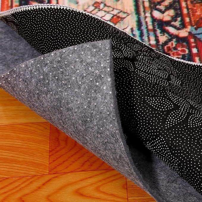 Non Slip Rug Pad 10 x 14 Ft, Extra Large Felt Under Rug Cushioning, Carpet Padding for Area Rugs on Hardwood, Laminate & Tile Floors, Keeps Rugs Secure