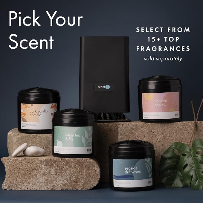 ScentAir Whisper Essential Monthly Plug-in Refill, Lavender Eucalyptus | Fragrance Diffuser Cartridge Refill for Home and Office