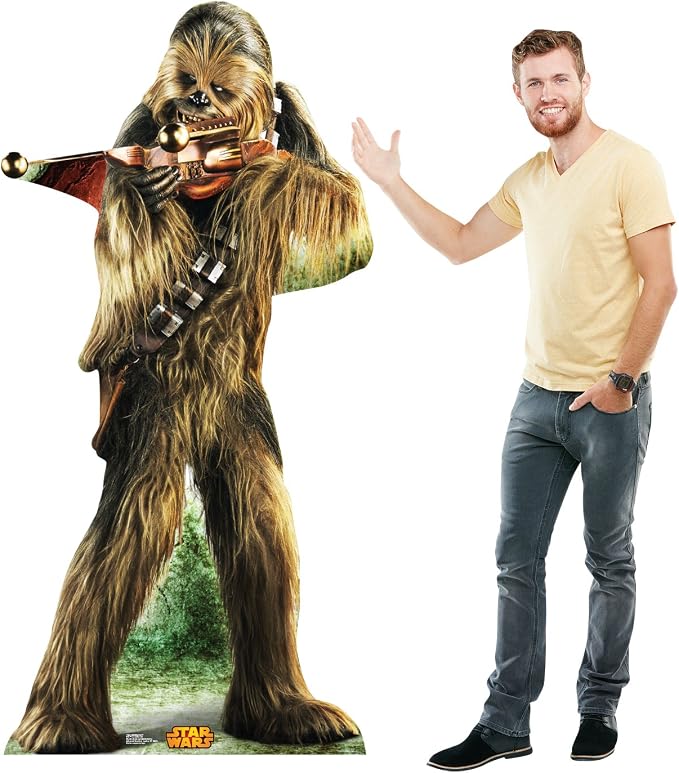 Cardboard People Chewbacca Life Size Cardboard Cutout Standup - Star Wars Classics Retouched