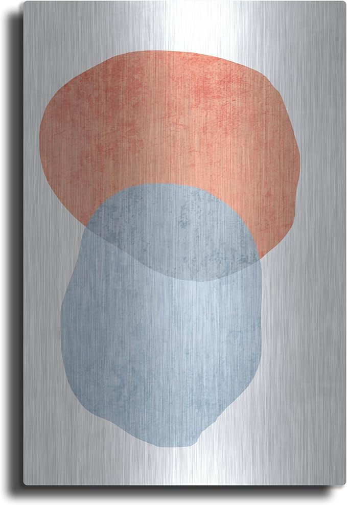 'Minimalist Geometric 7' by Irena Orlov, Metal Wall Art, 16"x24"
