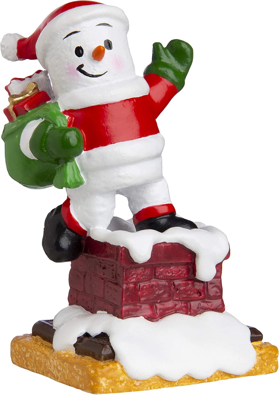 Elves Personalized Santa Claus Ornaments 2024 - Vintage Marshmallow Santa Christmas Tree Topper