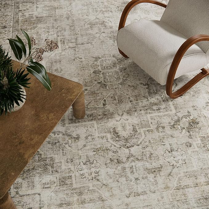 10x12 Area Rugs for Living Room: Bedroom Rug Boho Vintage Rugs Stain Resistant Non Slip Low Pile Soft Lightweight Carpet for Kitchen Dining Room Nursery Kids Room Farmhouse Home Office