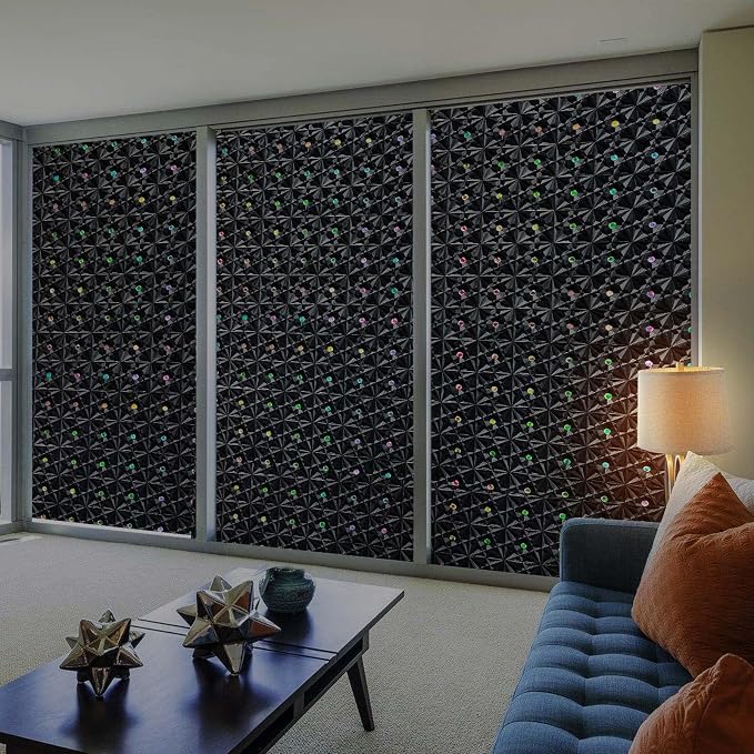 Windimiley Blackout Window Film, 100% Light Blocking Privacy, 23.6" x 78.7" | Room Darkening, Black Out Film for Window Inside，Static Cling No Glue Removable, UV Heat Blocking,Renter Friendly for Bedroom