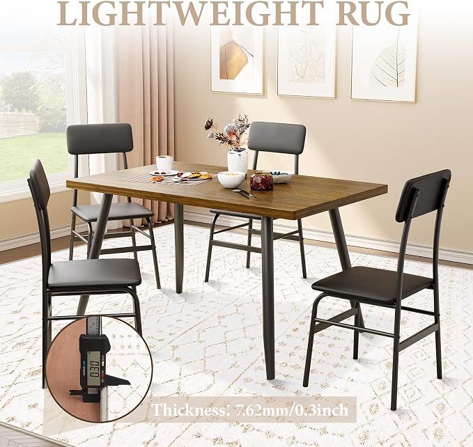 Runner Rug 2x8 Boho Geometric Area Rugs: Washable Kitchen Rug, Soft Non Slip Moroccan Long Hallway Rugs for Bedroom Bathroom Laundry Entryway Staircase Foyer(Beige,2X8)