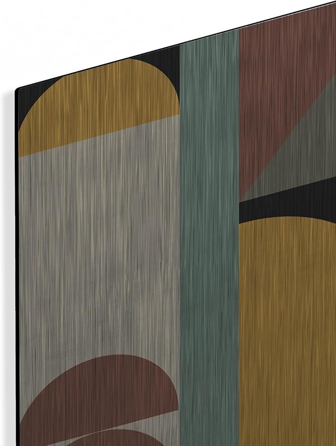 'Abstract Geometric 3' by Gary Williams, Metal Wall Art, 12"x16"