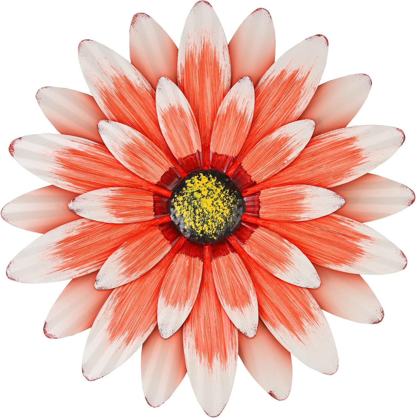 Metal Flowers Outdoor Decor 13" Metal Sunflower Wall Art Decorations Sunflower Wall Decor for Kitchen Living Room Porch Garden Yard