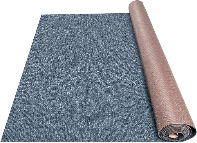 Happybuy 6 ft x 36 ft Grey Marine Carpet for Boats Waterproof - 0.18" Thick Indoor Outdoor Rug Carpet Roll for Home Patio Porch Deck