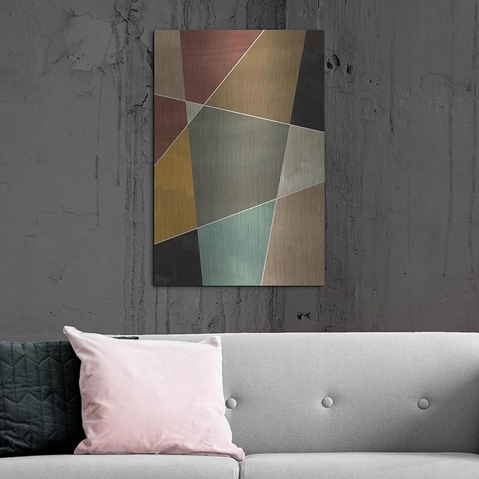 'Abstract Geometric 7' by Gary Williams, Metal Wall Art, 24"x36"