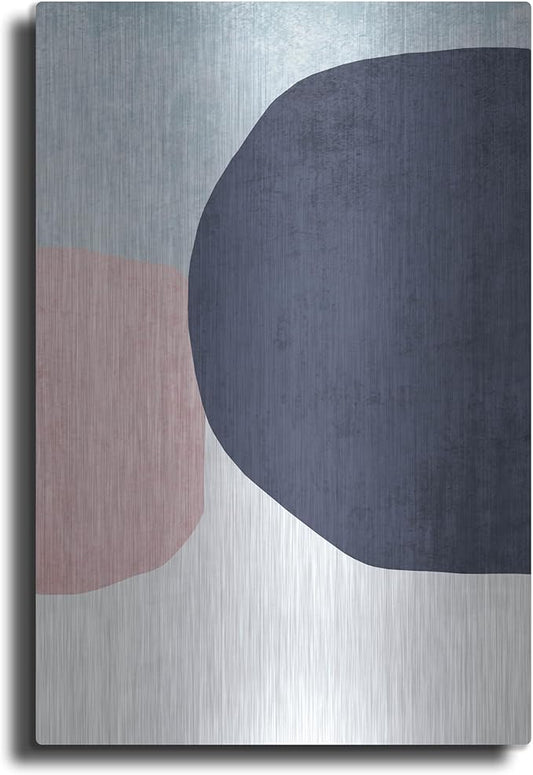 'Minimalist Geometric 5' by Irena Orlov, Metal Wall Art, 12"x16"