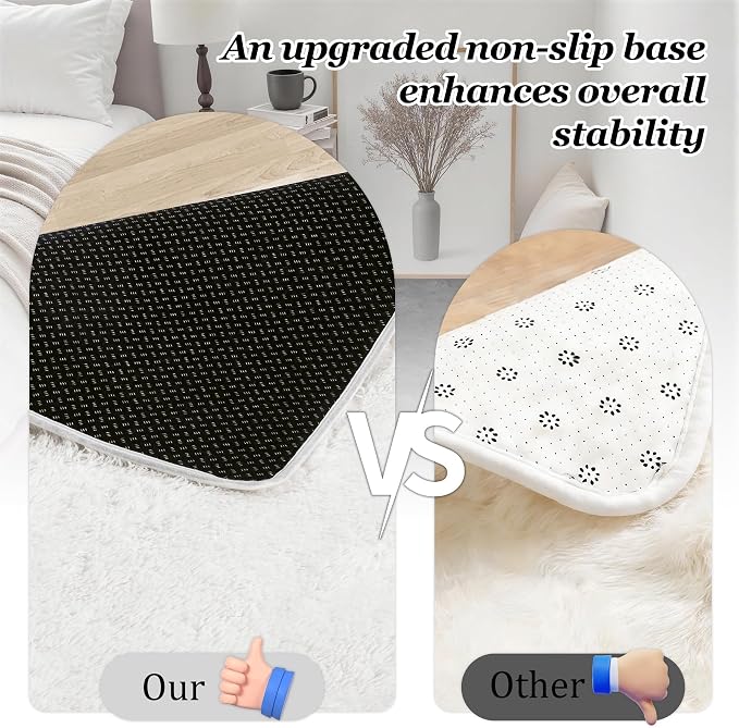 Fluffy Area Rugs 9x12 Living Room Bedroom: Ultra Soft Shag Rug Upgrade Non-Slip Non-Shedding Large Fuzzy Plush Carpet Indoor Floor Carpets for Kids Room Playroom Nursery Dorms Home Decor Ivory