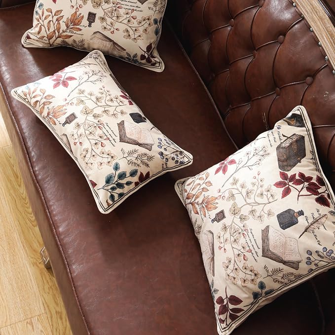 ISAENNE Designer French Velvet Throw Pillow Cover,Set of 2,22"x22"-Xipeia | Pillow Cover,Concealed Zipper Design,Dragonfly Pattern,Sofas,Bedroom,Living Room,Lounge Chairs,All Season Home Decor