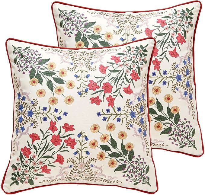 ISAENNE Designer Velvet Throw Pillow Cover,18"x18" Set of 2-Bertina A | Pillow Cover,Concealed Zipper Design,Dragonfly Pattern,Sofas,Bedroom,Living Room,Lounge Chairs,All Season Home Decor