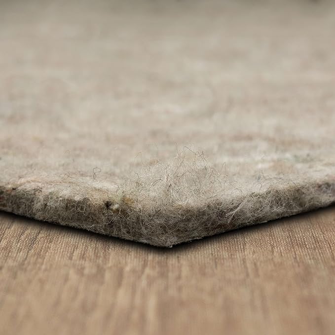 Mohawk Home Felt Rug Pad 7' x 9' - 1/2 Inch Thick Cushion for Area Rugs, Protective Underlay for Hardwood Floors, Comfort and Insulation – Felt Only Pad
