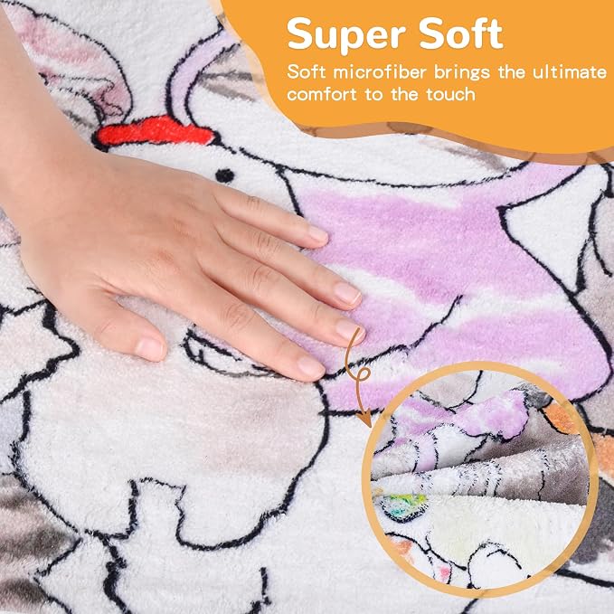 Cat Rugs, 1.3' X 3.9' Small Cute Irregular Shaped Rug for Bedroom Bathroom Room, Funny Cartoon Pet Area Carpet Kid Rugs, Cat Decor Dog Shaped Pet and Children Entryway Runner Rug (C Party Cat)