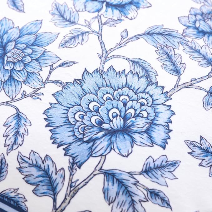 ISAENNE Designer Vintage Velvet Throw Pillow Cover,20"x12"-BlueWilow | Pillow Cover,Concealed Zipper Design,Dragonfly Pattern,Sofas,Bedroom,Living Room,Lounge Chairs,All Season Home Decor