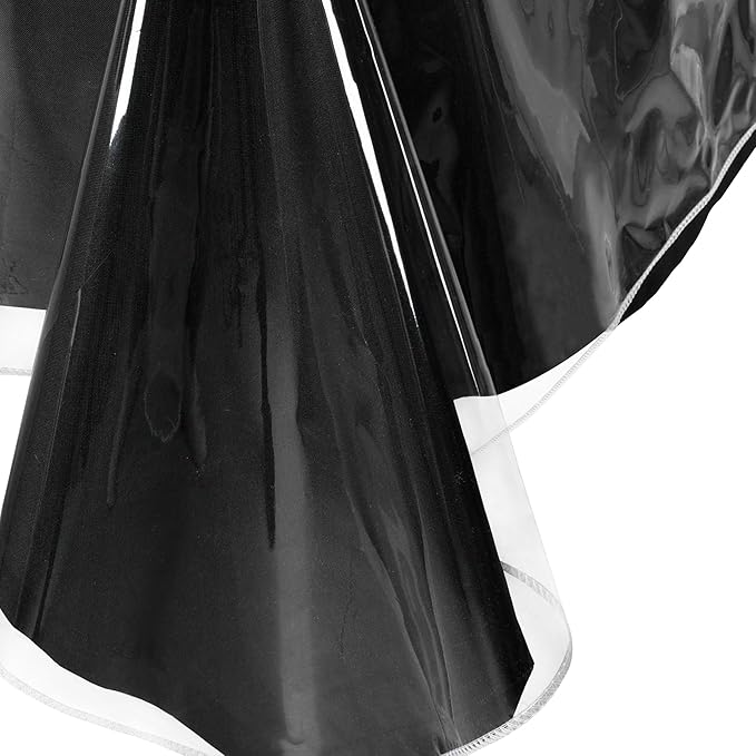 Hiasan Clear Plastic Tablecloth Rectangle - 100% Waterproof Oilproof Stain Resistant Wipeable Transparent Vinyl Table Cloth Protector, 30 x 30 Inch
