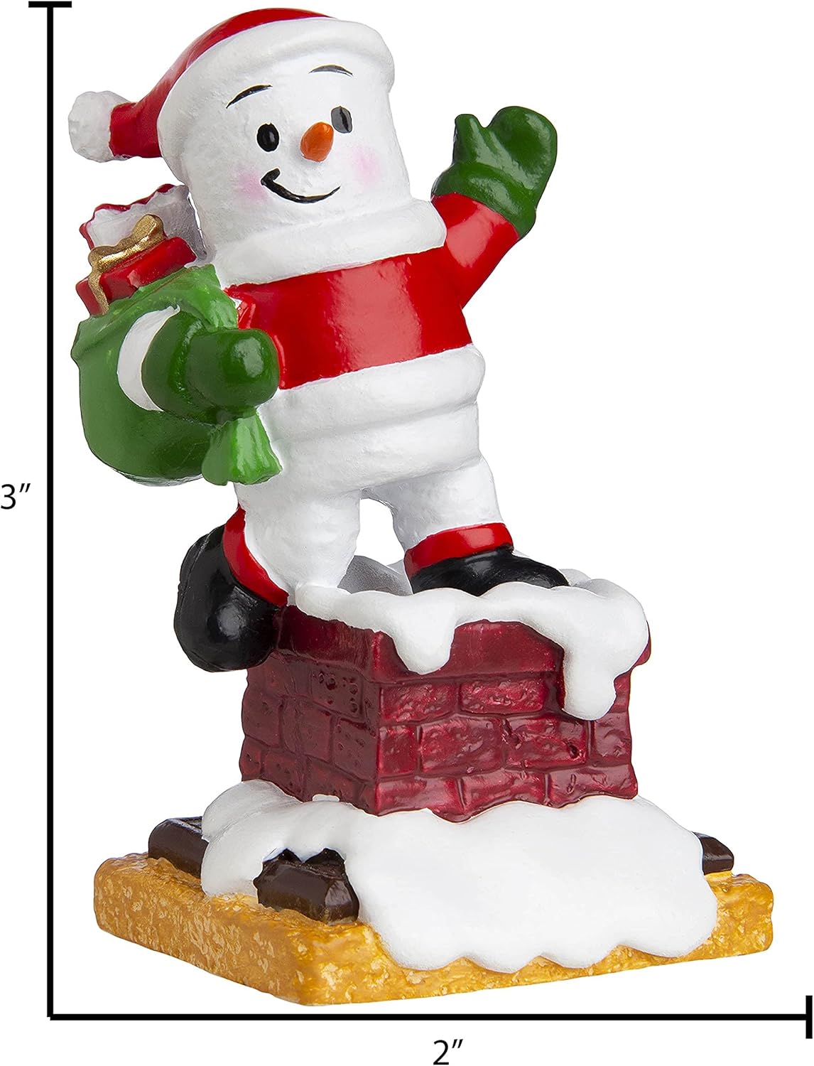 Elves Personalized Santa Claus Ornaments 2024 - Vintage Marshmallow Santa Christmas Tree Topper