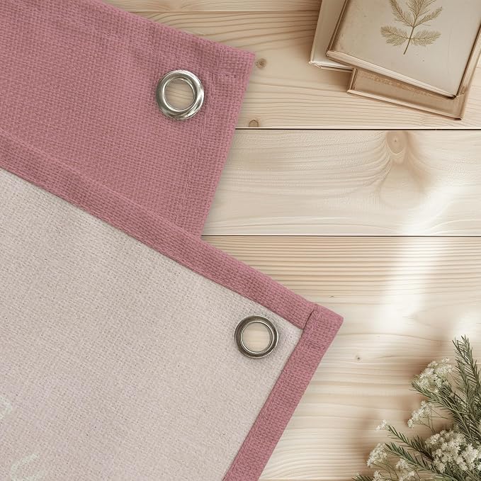 Girls Room Decor, Wildflower Baby Girl Nursery Decor, Baby Shower Pink Linen Canvas Banner, Wall Hanging Banner Flag 20x30 Inch - Hot Pink