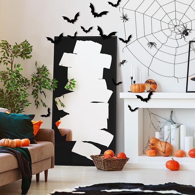 Wall Mirror, Full Length Floor Mirror, Mirror Decorative Wall Art with Graffiti Design, Large Full-Length Mirror for Hallway, Living Room 28"X56"