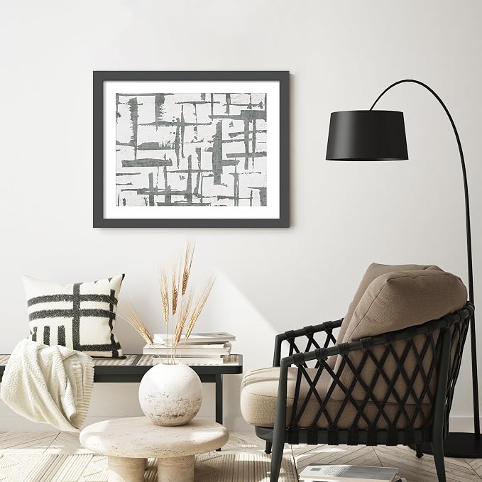 Picrit 22x28 Frame 3 Pack, Black Poster Frame, Display Poster 18 x 24 with Mat or 22 x 28 without Mat for Horizontal or Vertical Wall Mounting