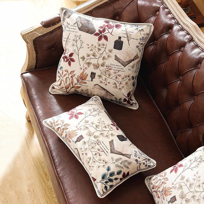 ISAENNE Designer Vintage Velvet Throw Pillow Cover,18"x18"-Xipeia | Pillow Cover,Concealed Zipper Design,Dragonfly Pattern,Sofas,Bedroom,Living Room,Lounge Chairs,All Season Home Decor