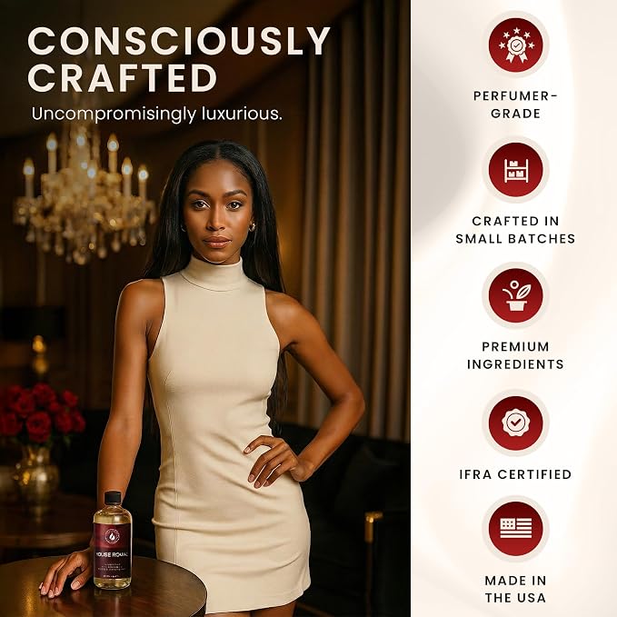Aroma Country Rouge Royale Luxury Diffuser Oil Refill (8.5 Fl Oz) | Hotel-Inspired • Long-Lasting Home Fragrance • for Aromatherapy, Reed Diffusers, Diffuser Machines & Room Sprays