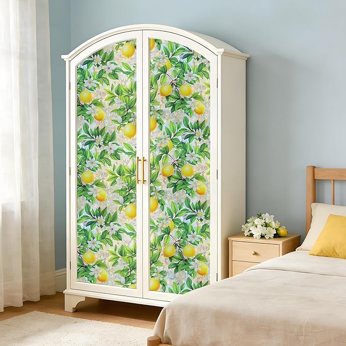 SOMWISE Rainbow Window Privacy Film,Heat Control,UV Blocking,Anti-Glare,Day & Night Privacy Protection & Decoration for Home, Bathroom,Glass Door,Static Cling,Renter-Friendly with Installation Tools
