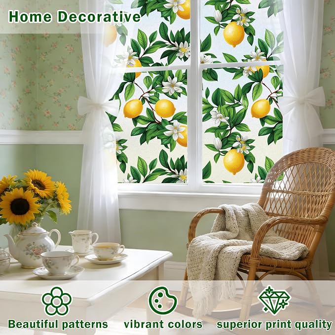 Window Film, Frosted Privacy, One Way Tint, UV Block, Heat Insulation, Anti-Glare, Static Cling, Renter Friendly for Home Bathroom Door