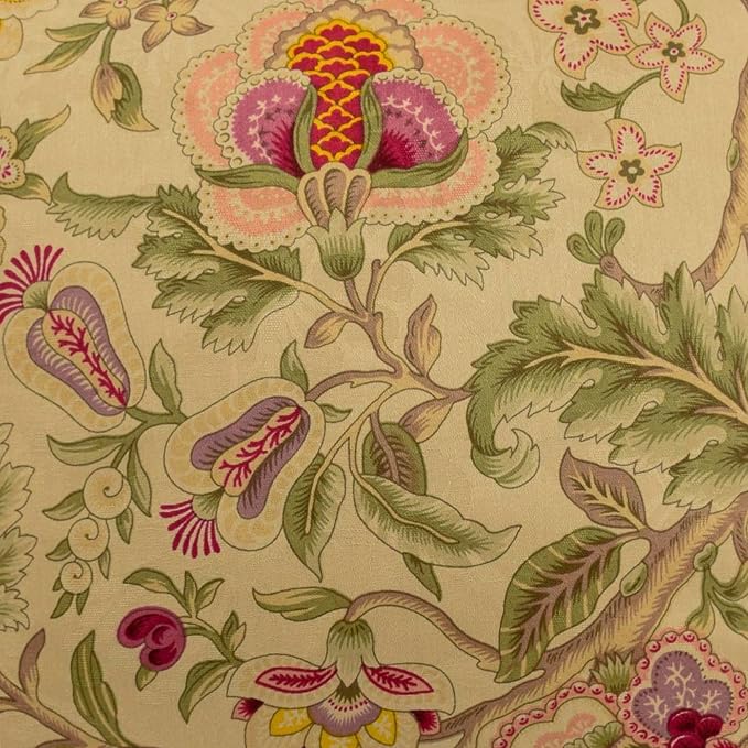 Waverly Imperial Dress Window Panel with Tie Back - Antique Design - 52" X 95"