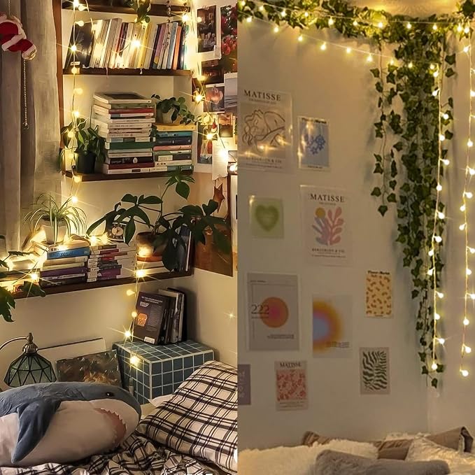 suddus 50 LED Classroom Globe String Lights USB Warm White with Remote | Hanging Fairy Lights With Timer,String Lights for Bedroom for Bedroom, Dorm, Classroom Christmas,Indoor,Outdoor Decor