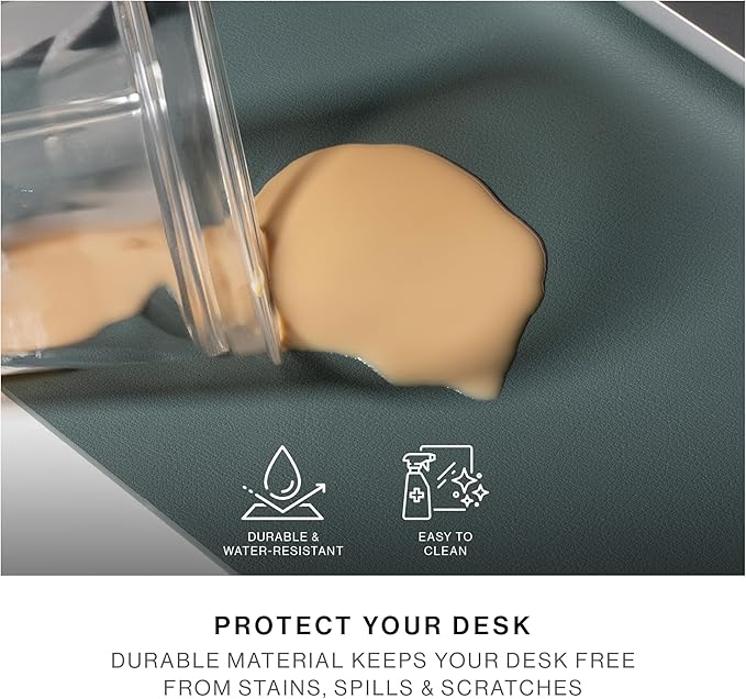 Native Union Desk Mat – Water-Resistant Dual-Sided Desk Pad for Office or Home – for Laptop, Mouse, Keyboard, Writing – Easy to Clean & Protective – Made of Sustainable Materials – 25.6" x 14.1"