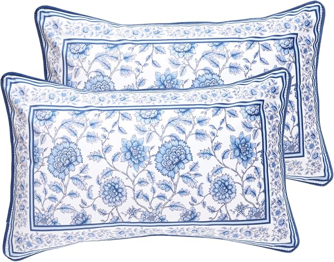 ISAENNE Designer Velvet Throw Pillow Cover,Set of 2,20"x12"-BlueWilow | Pillow Cover,Concealed Zipper Design,Dragonfly Pattern,Sofas,Bedroom,Living Room,Lounge Chairs,All Season Home Decor
