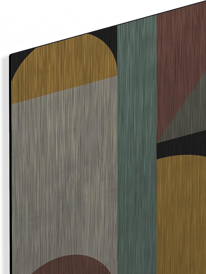 'Abstract Geometric 3' by Gary Williams, Metal Wall Art, 16"x24"