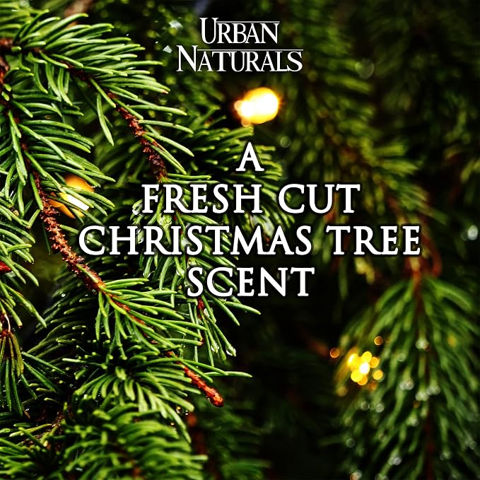 Urban Naturals Reed Diffuser Set, Balsam Forest - Bathroom Shelf Décor | REAL Juniper and Pine cones, Fragrance notes of Fraser Fir, Evergreen, Pine, Woodsy Cedar and Sandalwood, Vegan